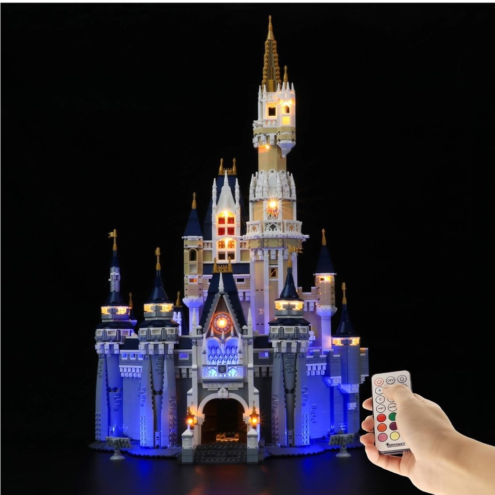 BRIKSMAX Led Lighting Kit for The Disney Castle - Compatible‎ with Lego 71040